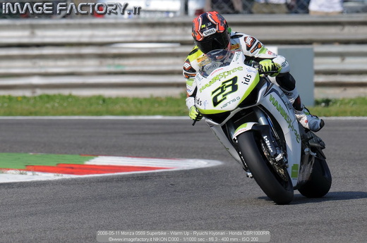 2008-05-11 Monza 0569 Superbike - Warm Up - Ryuichi Kiyonari - Honda CBR1000RR
